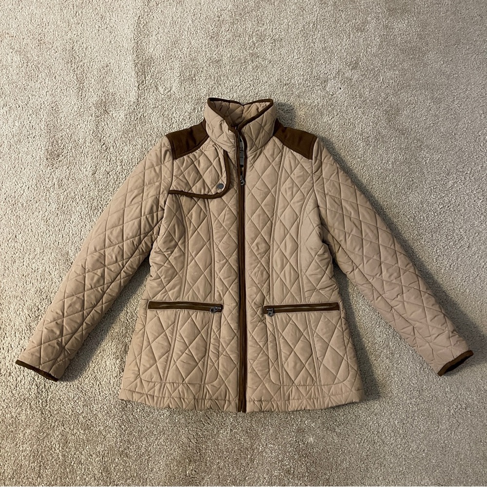 Tommy Hilfiger Quilted Beige Jacket